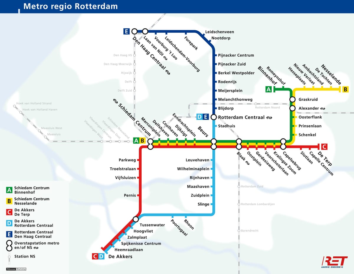 haag metro karta
