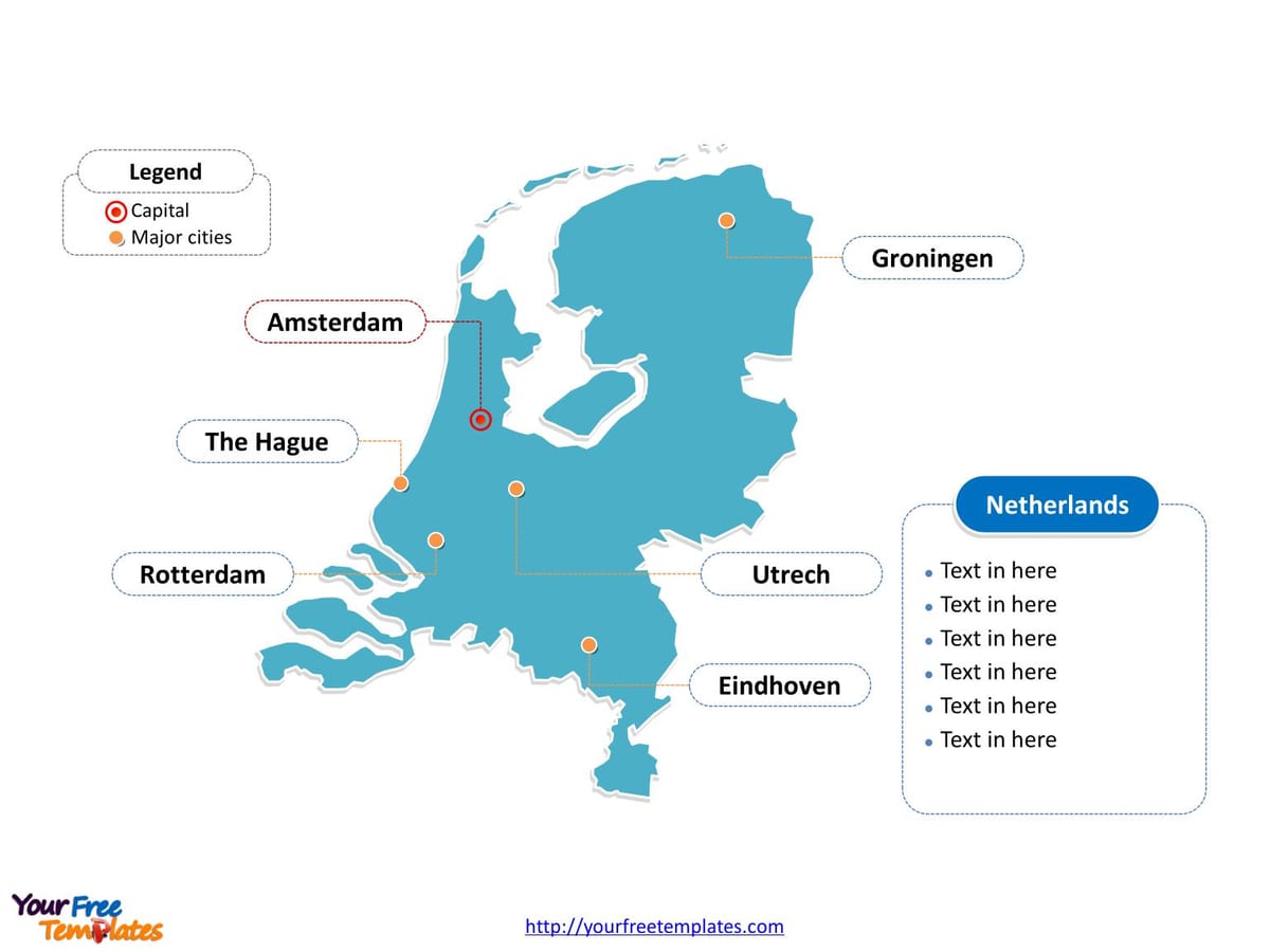 Rotterdam holland karta