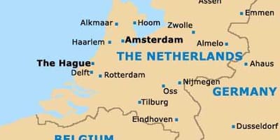 Rotterdam, amsterdam karta