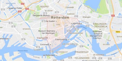 Rotterdam centre karta